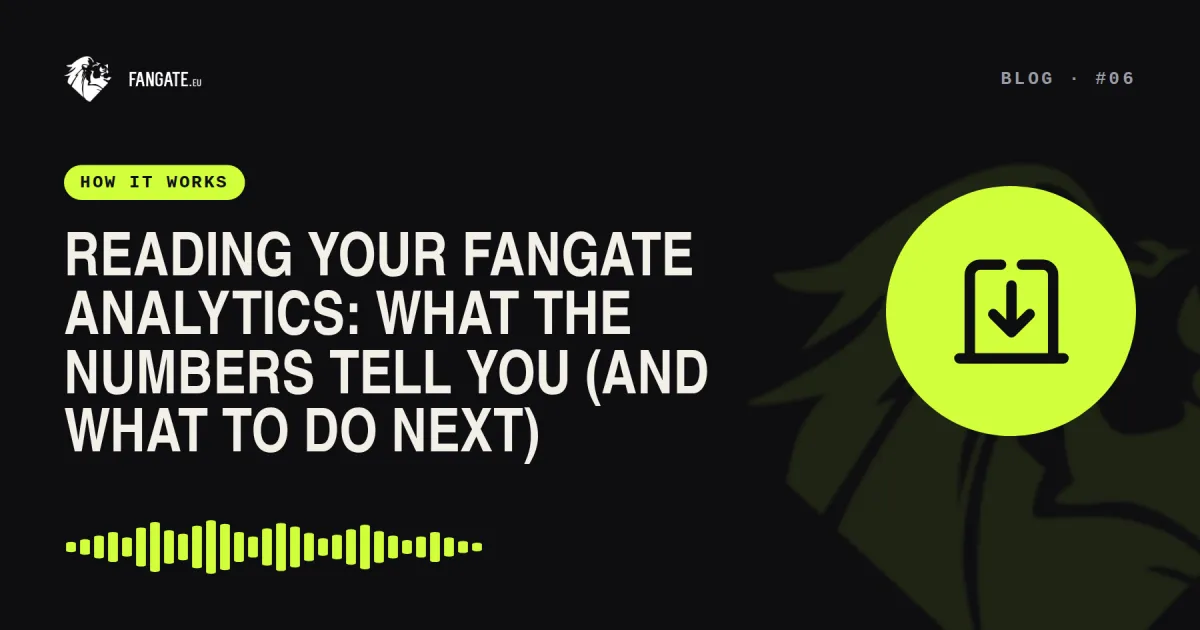 Reading Your Fangate Analytics: What the Numbers Tell You (and What to Do Next) — Fangate.eu blog